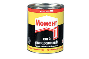 Банку з клеєм «Момент-1»